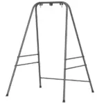 Outsunny Hammock Chair Stand Indoor and Outdoor Use with Anti-Slip Foot Pads, 2 Carabiners, Gray
