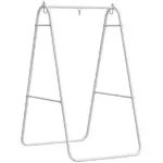 Outsunny Hammock Chair Stand Only Heavy-Duty Solid Steel A-Frame for Hanging Hammock, Egg Chair, Max Load 330 LBS, White - Image 11