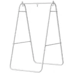 Outsunny Hammock Chair Stand Only Heavy-Duty Solid Steel A-Frame for Hanging Hammock, Egg Chair, Max Load 330 LBS, White