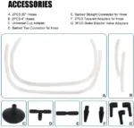 Handheld Vacuum Pressure Pump Tester and Brake Bleeder Kit with Case - Image 10