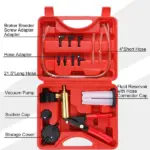 Handheld Vacuum Pressure Pump Tester and Brake Bleeder Kit with Case - Image 2