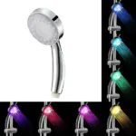 7 Color Water-Powered LED Handheld Shower Head - Image 11