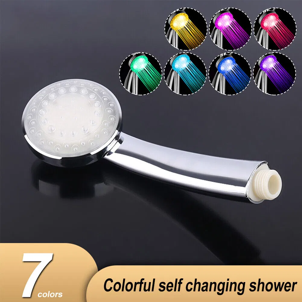 7 Color Water-Powered LED Handheld Shower Head