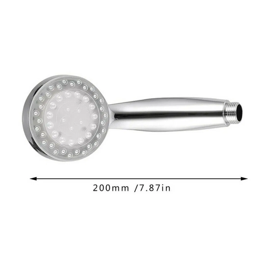 7 Color Water-Powered LED Handheld Shower Head