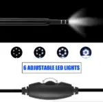 USB Ear Endoscope Camera with 6 LEDs and 3-in-1 Connector, 640x480 - Image 17