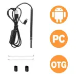 USB Ear Endoscope Camera with 6 LEDs and 3-in-1 Connector, 640x480 - Image 3