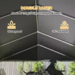 PawHut Heavy Duty Outdoor Dog Kennel with Waterproof Roof, 2 Secure Latches, Chain Link Dog Run for Backyard, 20' x 15' x 8' - Image 7