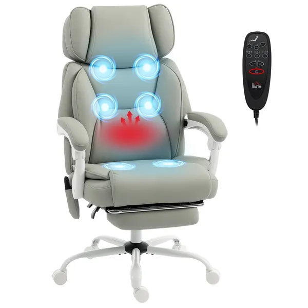 high-back-vibration-massage-office-chair-heated-reclining-computer-chair-w-footrest-swivel-wheels-remote-light-gray.webp High Back Vibration Massage Office Chair Heated Reclining Computer Chair with Footrest, Swivel Wheels, Remote, Light Gray - Image 1