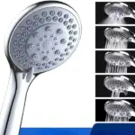 5 Setting Handheld High Pressure Shower Head with 5 Foot Hose - Image 6