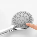 5 Setting Handheld High Pressure Shower Head with 5 Foot Hose - Image 16