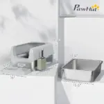 PawHut High Sided Stainless Steel Litter Box with Metal Scoop and Scoop Holder, for Easy Clean and Anti-Urine Leakage, Light Gray - Image 2