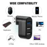 3 Port USB 3.0 Hub Splitter Adapter for Desktop PC Laptop and Mac - Image 6