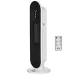 HOMCOM Home Space Heater, Portable Electric Heaters with 45 Degree Oscillation, Remote Control, 24H Timer and Overheating Protection, 1500W/1000W - Image 11