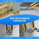 150W Hot Stapler Plastic Repair Welding Kit with 600 Staples Pliers and Knife - Image 14
