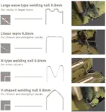 150W Hot Stapler Plastic Repair Welding Kit with 600 Staples Pliers and Knife - Image 15