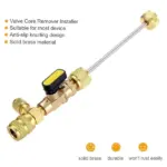 HVAC Schrader Valve Core Remover Tool with 1/4 and 5/16 Inch Ports - Image 3
