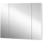 Illuminated Organization: White LED Bathroom Mirror Cabinet with Dimmer, USB and 3 Doors - Image 12