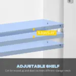 Illuminated Organization: White LED Bathroom Mirror Cabinet with Dimmer, USB and 3 Doors - Image 6