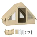 Inflatable Camping Tent with Hand Pump, 4 Season Blow Up Tent, Waterproof and Windproof with Mesh Windows and Doors - Image 11
