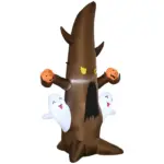 Inflatable Halloween Ghost Tree Smiling Ghost Pumpkins 5ft LED Outdoor Decor Lawn Garden Party - Image 11