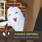 Inflatable Halloween Ghost Tree Smiling Ghost Pumpkins 5ft LED Outdoor Decor Lawn Garden Party - Image 7