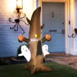 Inflatable Halloween Ghost Tree Smiling Ghost Pumpkins 5ft LED Outdoor Decor Lawn Garden Party - Image 10