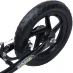 HOMCOM Kick Scooter for Kids 5-12 Years Old with Adjustable Height Handlebar, Non-slip Footplate, Big Wheels, Rear Brake, Black - Image 8
