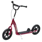 HOMCOM Kick Scooter for Kids 5-12 Years Old with Adjustable Height Handlebar, Non-slip Footplate, Big Wheels, Rear Brake, Red - Image 12