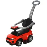 Kids 3 in 1 Push Car Ride-On Stroller Sliding Walking Toy with Horn Music Light Secure Bar for Boys Girls 1-3 Years Old Red - Image 11