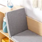 Kids 6-Cube Bookcase Organizer with Reading Nook, Natural Bedroom Storage with Seat Cushion, Playroom Shelf, 40.5x12x23.5 - Image 9