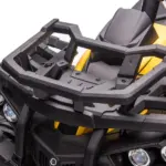 Kids ATV 12V Ride on Car with Music Realistic Headlights Wide Wheels Rechargeable Electric Yellow - Image 12