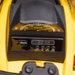 Kids ATV 12V Ride on Car with Music Realistic Headlights Wide Wheels Rechargeable Electric Yellow - Image 13