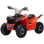 Kids ATV 6V Ride-On Four-Wheeler with Forward Reverse Red Durable Wheels for Toddlers 18-36 Months - Image 11