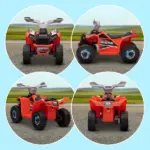 Kids ATV 6V Ride-On Four-Wheeler with Forward Reverse Red Durable Wheels for Toddlers 18-36 Months - Image 7