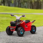 Kids ATV 6V Ride-On Four-Wheeler with Forward Reverse Red Durable Wheels for Toddlers 18-36 Months - Image 10