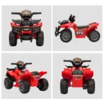 Kids 6V ATV Ride-On Car with Forward and Reverse Red for Ages 18-36 Months - Image 8