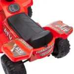Kids 6V ATV Ride-On Car with Forward and Reverse Red for Ages 18-36 Months - Image 9