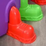 Qaba Kids Caterpillar Climbing Tunnel Purple Indoor Outdoor Climb N Crawl Toy Play Structure for 3 6 Years Old Boys Girls Gift - Image 9