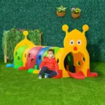 6 Section Kids Caterpillar Crawl Tunnel Playset for Ages 3 to 6 - Image 10