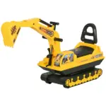Kids Excavator Toy with Rotatable Digging and Storage Bucket, Kids Ride-on Construction Car for 3-8 Years Old, Yellow and Black - Image 11