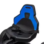 Aosom Kids Pedal Go Kart with Adjustable Seat Swing Axle Blue Outdoor Ride-on Toy - Image 9