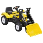 Kids Pedal Go Kart with Front Loader Digger, Bright Yellow, Outdoor Play Toy for Ages 3+ - Image 11
