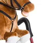 Kids Plush Rocking Horse Toy, Toddler Spring Rocker Rocking Horse With Realistic Sounds, for Children 3+ Years Old, Brown - Image 12