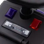 Kids Police Ride-On Push Car with Megaphone and Hidden Storage Black Ages 18-60 Months - Image 9