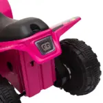 Aosom Kids Ride-On ATV 6V Four Wheeler Battery Operated Car with Forward Reverse Switch for Toddlers Pink - Image 9