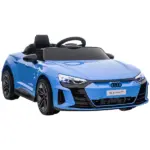 Kids 12V Electric Ride-On Car with Remote Control and Suspension Blue for Ages 3-5