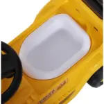 Kids Ride On Excavator Toy, Yellow Pull Cart Bulldozer with Bucket, Horn, Steering Wheel, for Toddler Fun - Image 12
