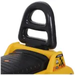 Kids Ride On Excavator Toy, Yellow Pull Cart Bulldozer with Bucket, Horn, Steering Wheel, for Toddler Fun - Image 13