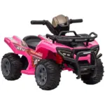 Kids Ride On Motorcycle 6V Battery Powered with Real Working Headlights for Toddlers 18-36 Months Pink