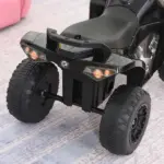 Aosom Kids Ride On Push Car 4 Wheels Music Light Foot-to-Floor Black for 18-36 Months - Image 8